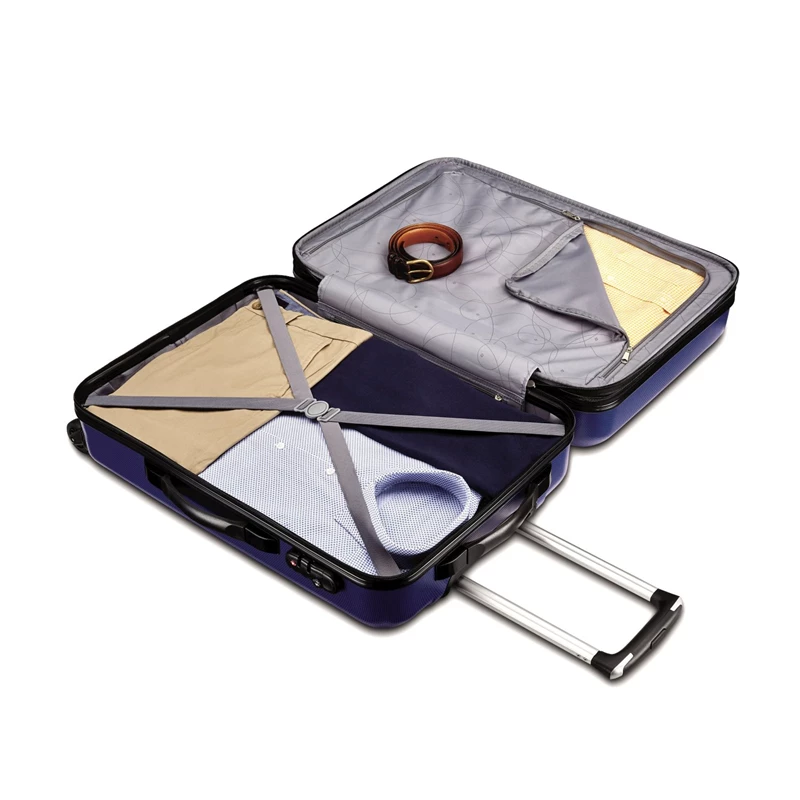 Navy Samsonite Carbon 2 Carry-On Spinner Hardside Luggage | 097263-MCV