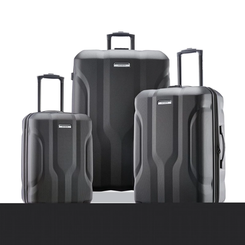 Onyx Black Samsonite Pivot 2 3 Piece Set Hardside Luggage | 741639-BZH