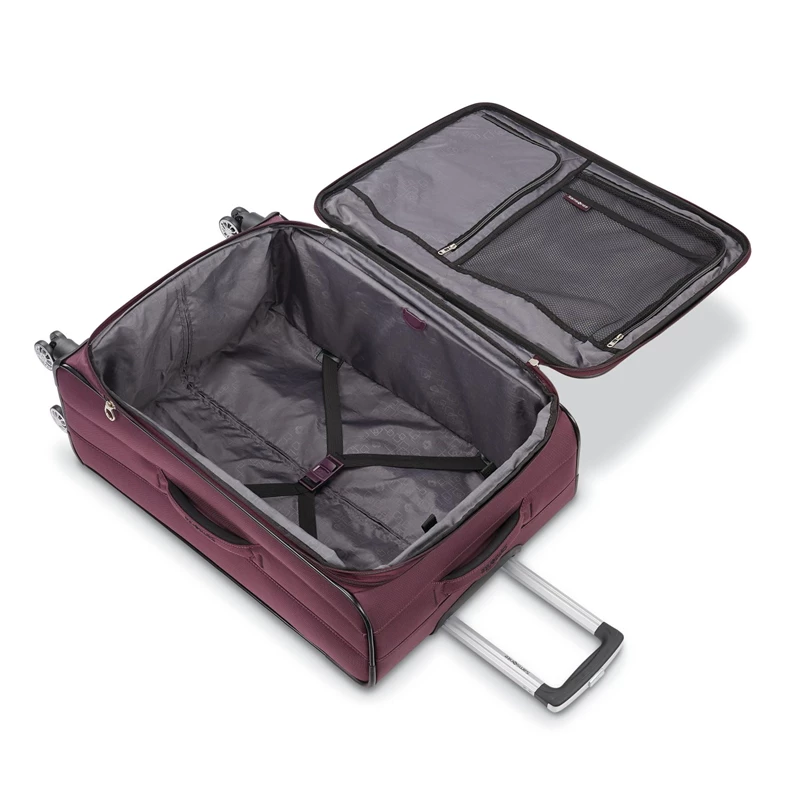 Plum Samsonite Ascella X Extra Large Spinner Checked Luggage | 248519-TJF