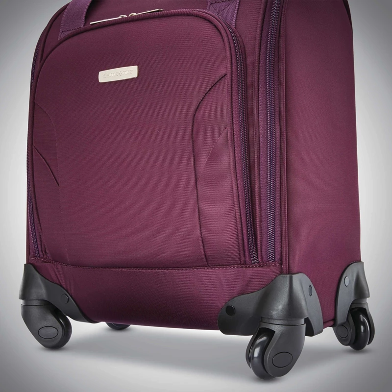 Purple Samsonite Spinner Underseater with USB Port Carry On Luggage | 130479-TON