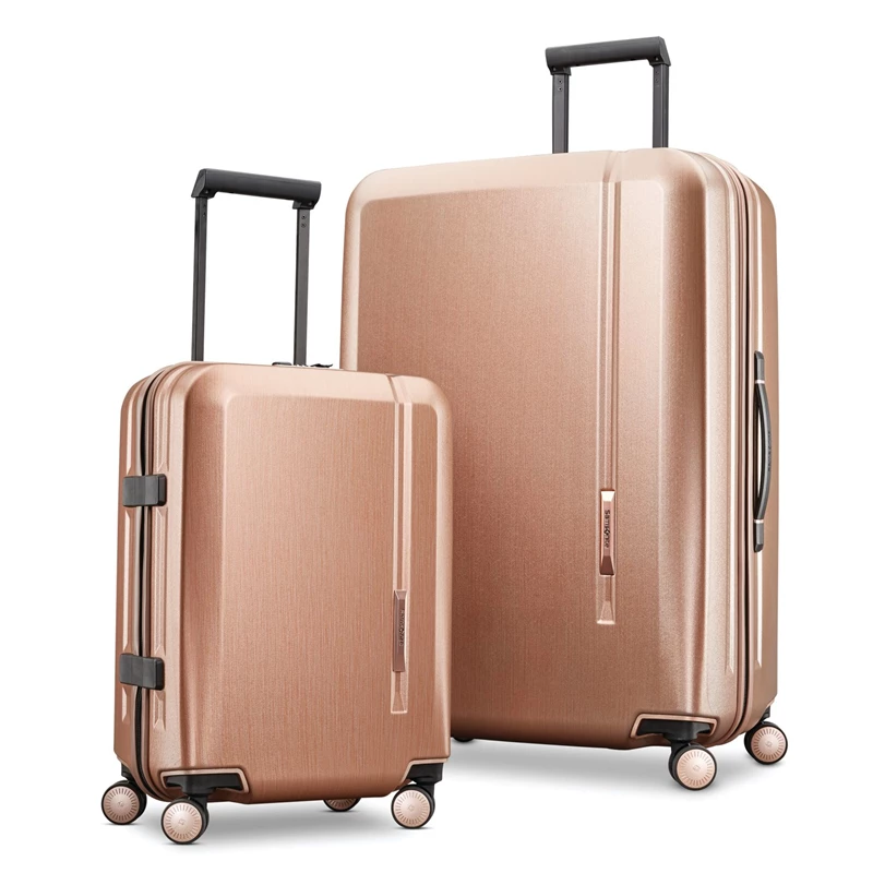 Rose Gold Samsonite Novaire 2 Piece Set (CO/L) Hardside Luggage | 458739-VBW