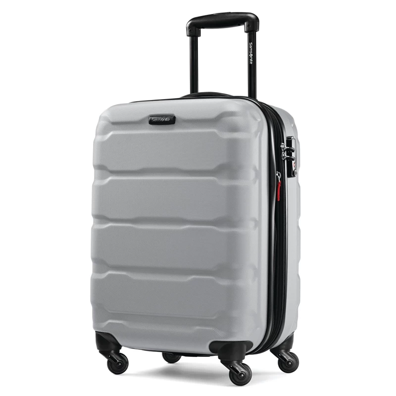 Silver Samsonite Omni PC 3 Piece Spinner Set Luggage Sets | 791038-WPB