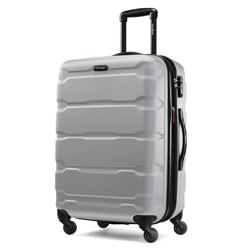 Silver Samsonite Omni PC 3 Piece Spinner Set Luggage Sets | 791038-WPB