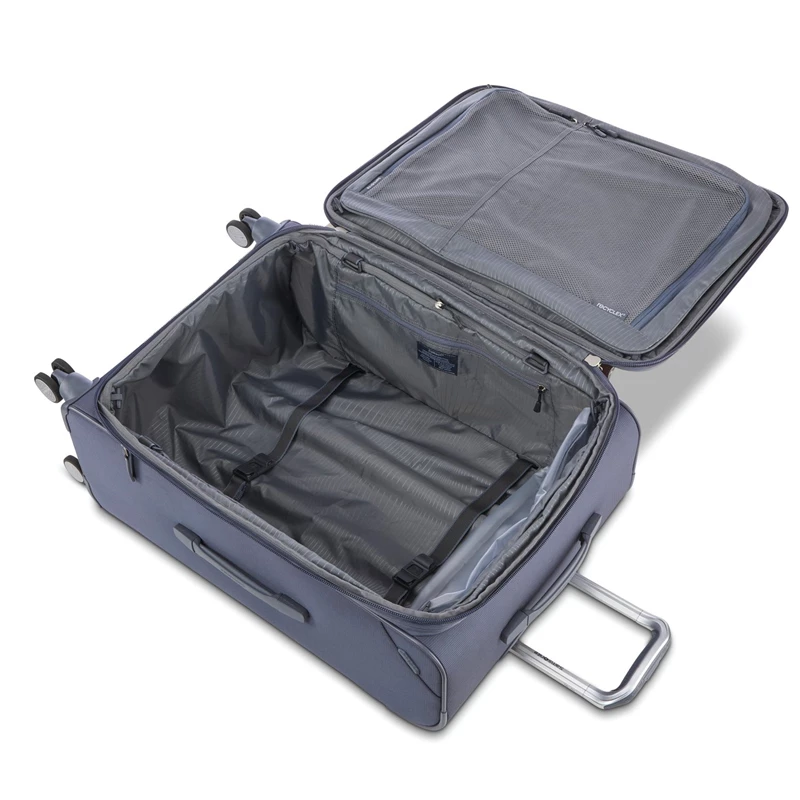 Slate Samsonite Ascentra Large Expandable Spinner Checked Luggage | 047382-YMP