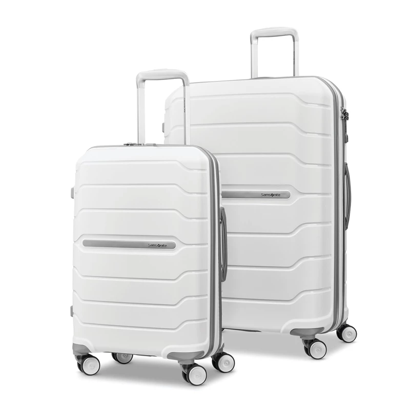 White Samsonite Freeform 2 Piece Set Hardside Luggage | 325687-QAY