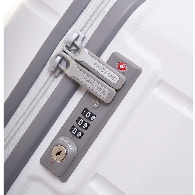 White Samsonite Freeform 2 Piece Set Spinner Luggage | 182796-JSB