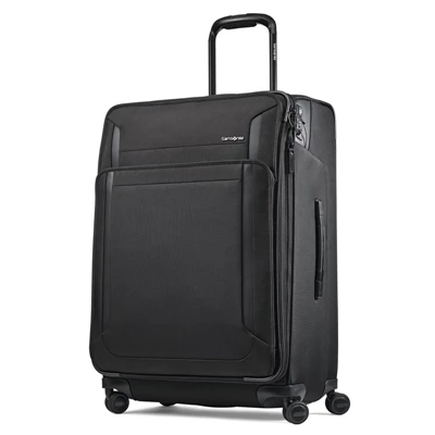 Black Samsonite Armage II Large Expandable Spinner Checked Luggage | 987416-MRZ