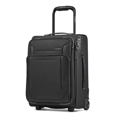 Black Samsonite Armage II Upright Wheeled Carry On Softside Luggage | 821053-TXB