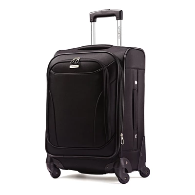 Black Samsonite Bartlett Carry-On Spinner Softside Luggage | 546392-SWE