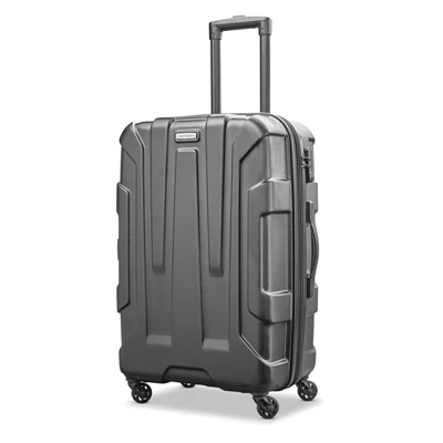 Black Samsonite Centric Medium Spinner Checked Luggage | 530742-TNV