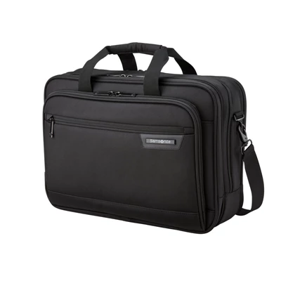 Black Samsonite Classic Business 2.0 3 Compartment Brief Business Bags | 265138-GZO