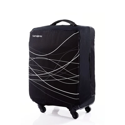 Black Samsonite Medium Foldable Luggage Cover Luggage Accessories | 975082-WXZ