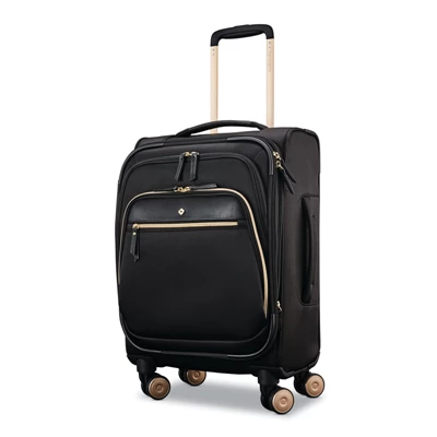 Black Samsonite Mobile Solution Carry-On Expandable Spinner Carry On Luggage | 063729-MFT