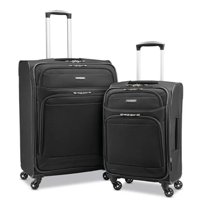 Black Samsonite StackIt™ Plus 2 Piece Set Softside Luggage | 512970-PMG