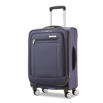 Blue Depth Samsonite Atrium Carry-On Spinner Softside Luggage | 097538-VEP