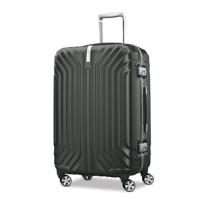 Olive Green Samsonite Tru-Frame Medium Spinner Checked Luggage | 365981-HZK