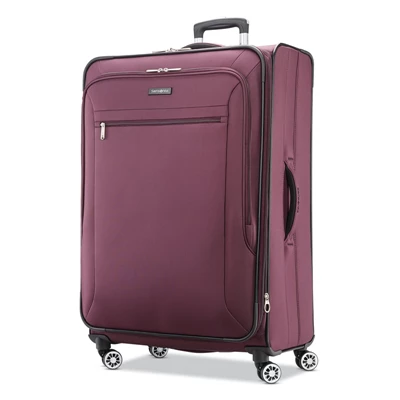 Plum Samsonite Ascella X Extra Large Spinner Checked Luggage | 248519-TJF